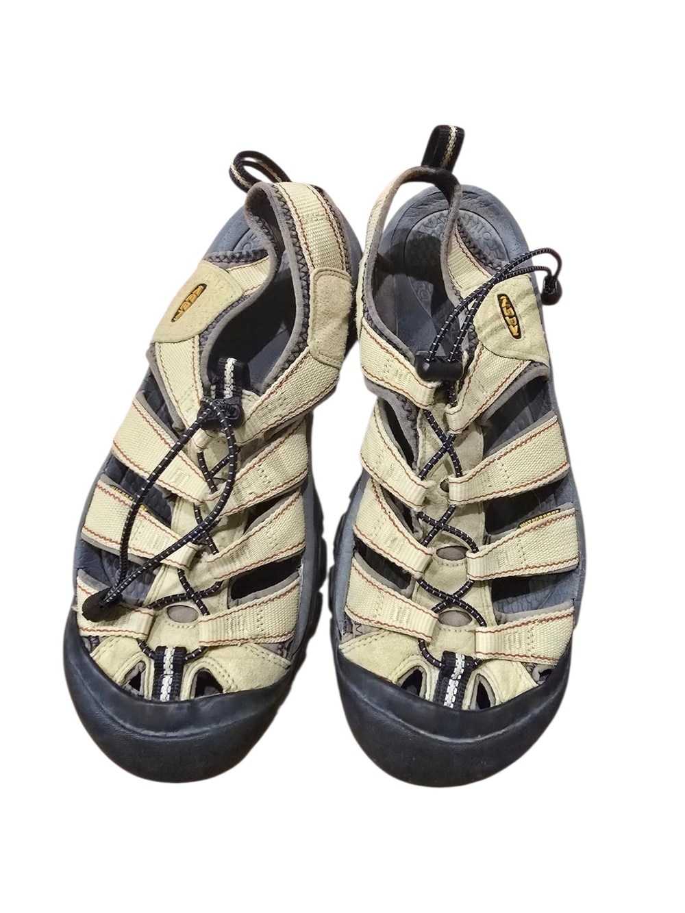 Keen Newport H2 Sandal in Beige and Gray